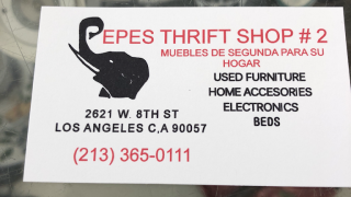 second hand television los angeles Pepe's Thrift Shop