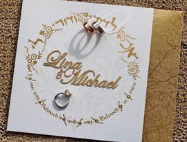wedding invitations los angeles Louise Custom Persian Wedding Invitation Cards