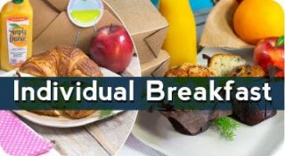 Boxed breakfast meals for a convenient and complete breakfast