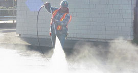 telephone operation clean sweep graffiti in los angeles A-1 Power Sweeping Co