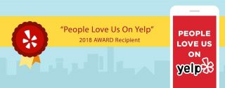 People Love Us On Yelp 2018 Award