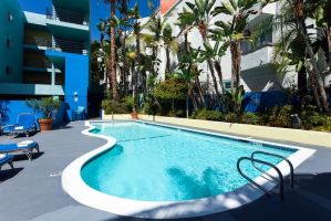 Pool at the Ramada Plaza by Wyndham West Hollywood Hotel & Suites in West Hollywood, California