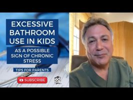 Excessive bathroom use in kids as a possible sign of chronic stress