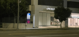 Life Gym Building at Night