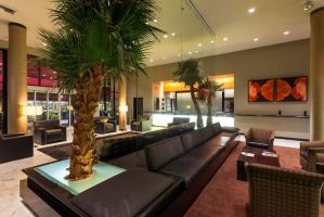 Ramada Plaza by Wyndham West Hollywood Hotel & Suites hotel lobby in West Hollywood, California